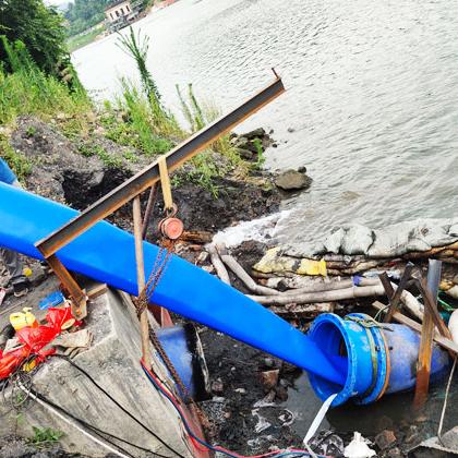 Trenchless Rehabilitation for Cross-River Pipeline